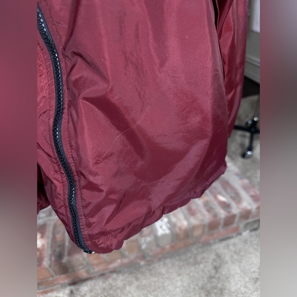Vintage Northwest Territory Reversible Windbreaker Jacket XL Burgundy Gray - Picture 3 of 14